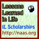 Lessons Learned in Life  Scholarships